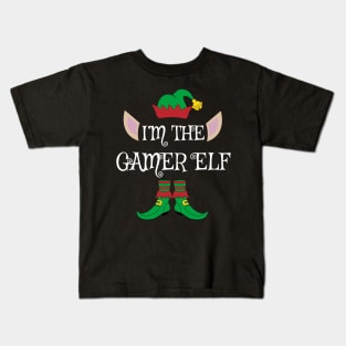 I'm The Gamer Christmas Elf Kids T-Shirt